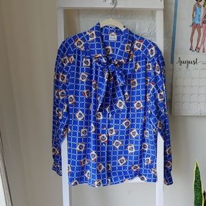 Vintage Bleyle Pussy Bow Blouse
